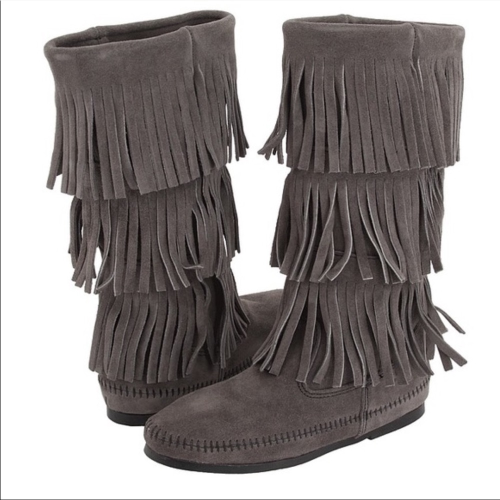 Minnetonka Fringe Boot